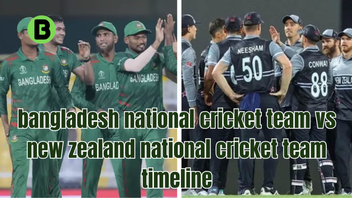 bangladesh national cricket team vs new zealand national cricket team timeline