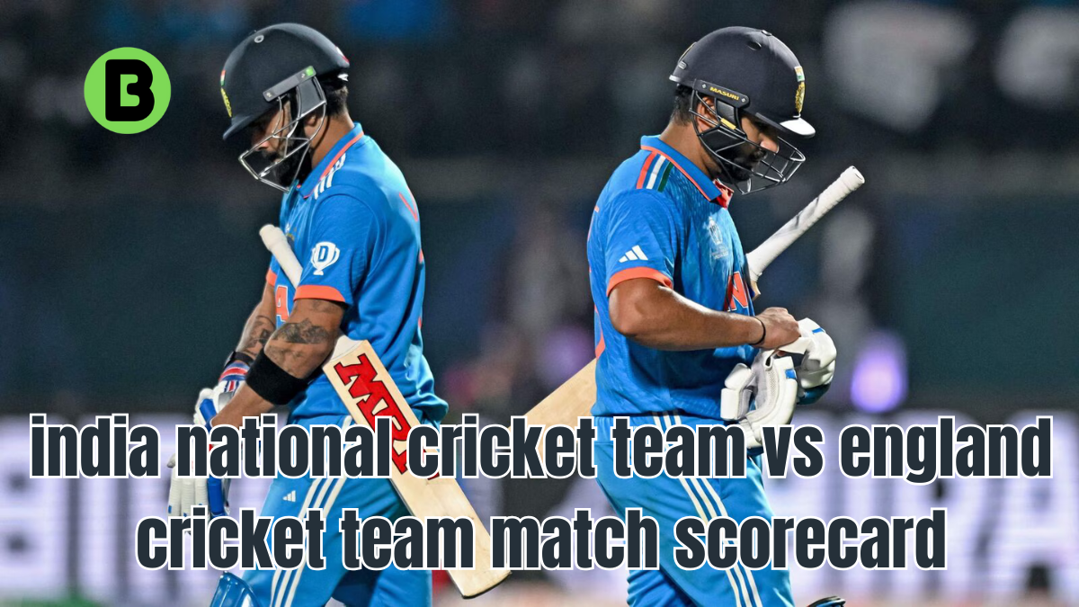 india national cricket team vs england cricket team match scorecard